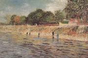 Vincent Van Gogh The Banks of the Seine (nn04) USA oil painting artist